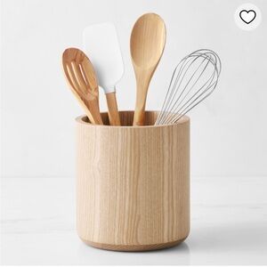 Hold Everything Utensil Holder in ashwood